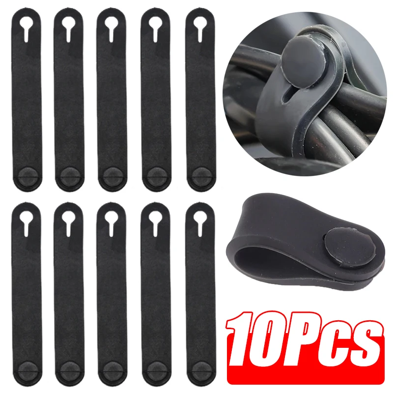 10-1 pièces bandes de caoutchouc de Moto pour cadre de fixation attaches câbles câbles de faisceau de câblage pour Moto Moto accessoires de Moto