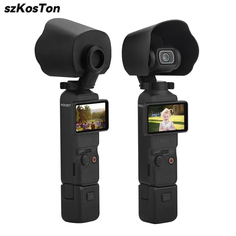 Kameraobjektiv-Sonnenblende für DJI Osmo Pocket 3, blendfreie Gegenlichtblende, Sonnenschutz, Objektivschutzkappe, Abdeckung, Schutz, Kamerazubehör Image