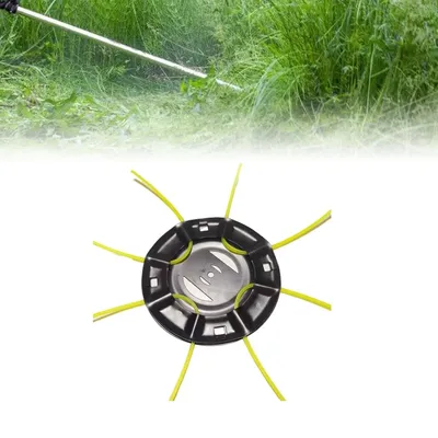 Steel Lawn Mower Head Free 4 Lines Replacement Gasoline/Lithium Grass Trimmer Head Removal Of Garden