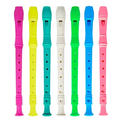 Professional Eight Hole Treble Long Flute Soprano Recorder Clarinet Food Grade ABS Non-Toxic