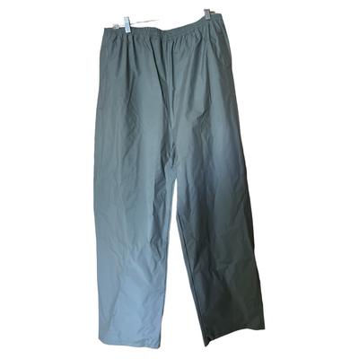 Columbia Pants | Columbia Men’s Pvc Rain Pants Hiking Fishing Camping Gorpcore Gray Size Xl | Color: Gray | Size: Xl