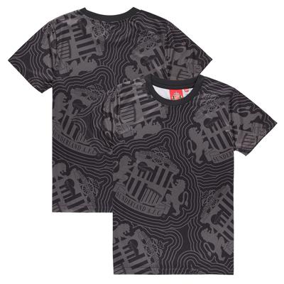 Sunderland Mono T-Shirt aus sublimiertem Polyester – Schwarz – Kinder Image