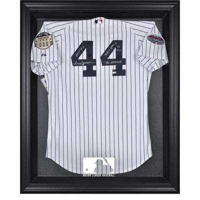 Vitrine mit MLB-Logo und schwarzem Rahmen für Trikots Image