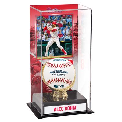 Alec Bohm Philadelphia Phillies Sublimierte Vitrine mit Bild Image