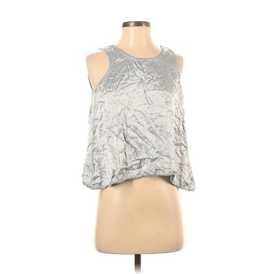 PJ Harlow Sleeveless Top Silver Halter Tops - Women's Size X-Small