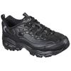 Sneaker SKECHERS "D´Lites-Fresh Start", Damen, Gr. 36, schwarz, Leder, Textil, Synthetik, unifarben, sportlich, Schuhe Sneaker, Freizeitschuh, Halbschuh, Schnürschuh mit Bio-Dri-Ausstattung