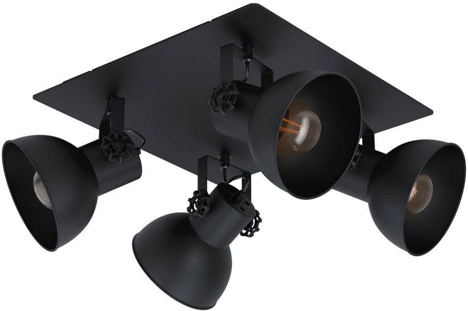 EGLO Deckenspot "BARNSTAPLE", schwarz, 4, 1 Stk., Leuchten, Deckenlampe Image