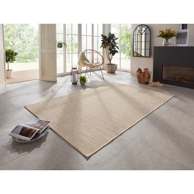 Teppich ELLE DECORATION "Dreux" Gr. 4, beige (creme), B:160cm H:8mm L:230cm, Kunstfaser, Teppiche, In-& Outdoor, Wetterfest, Balkon, Garten, Wohnzimmer, Wasserfest Image