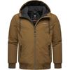 Winterjacke RAGWEAR "Maddy", Herren, Gr. M (50), braun (kirschbraun), Außenmaterial: 100% Polyester, Innenfutter: 100% Polyester, Wattierung: 100% Polyester, casual, gerade hüftbedeckend, hoch geschlossener Ausschnitt, Langarm Ärmel ohne...
