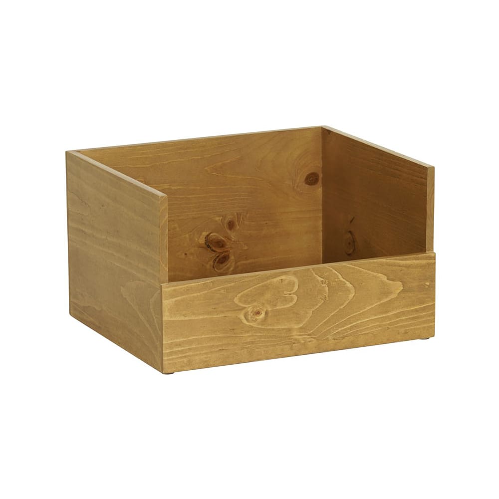 Cal-Mil 3424-99 Rectangular Napkin Holder - 17" x 14", Rustic Pine Wood, Madera, Brown