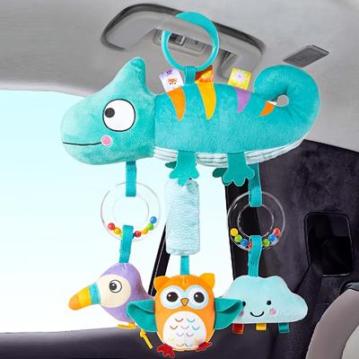 TEMU Baby Crib Mobile, Soft Plush Cartoon Toy, Wind Chime Pendant For Infant Car Seat, Made In China, Suitable For 0-3 Years - Perfect Nursery Decor