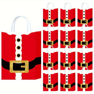 TEMU 12 Pcs Gift Bags - For , , , And At Christmas Parties