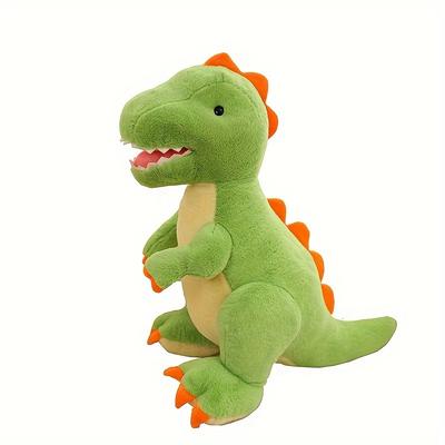 TEMU Dinosaur Plush Pillow - Stuffed Toy, Ideal Birthday Or Christmas Present For Young