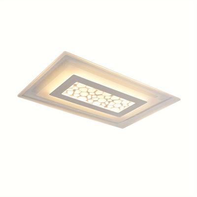 TEMU Modern Acrylic Led Ceiling Light Flush Mount Square Fixture Lamp Living Room