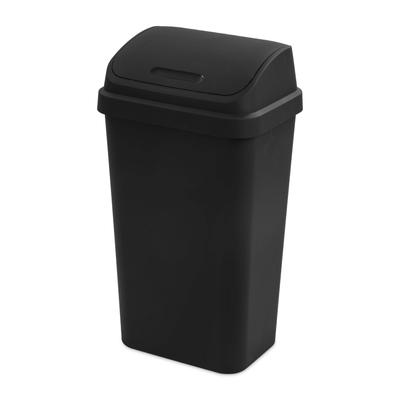 TEMU 13 Gallon Trash Can, Plastic Twist Top Kitchen Trash Can, Suitable For Kitchen, Bedroom, Basement And Other Areas