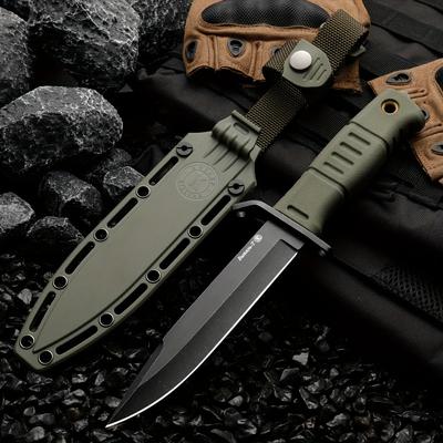 TEMU High Quality Aus-8 Steel Fixed Blade, Wilderness Survival Knife, Mini Knife, Outdoor Knife, , Outdoor Activity Tactical Knife, With K Sheath, Men's Gift