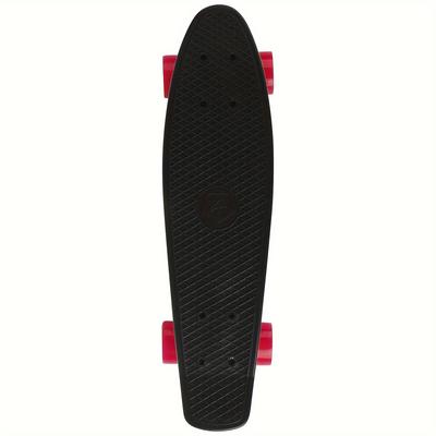 TEMU 22" Complete Skateboard For Beginners Mini Retro Skateboard Classic Standard Wheels For Beginners