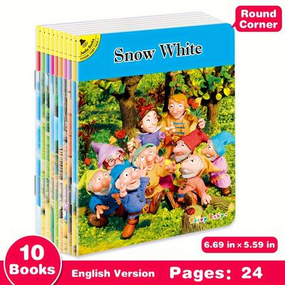 TEMU 1 Set Of 10 English Children's Story Picture Books 1