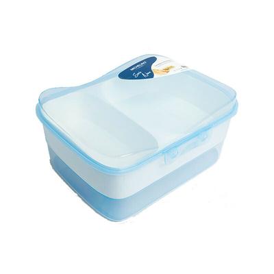 Michelino - Lunchbox mit Einteiler Brotdose mit Fächern Spülmaschinengeeignet Blau Image