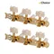 1 Paar Gold Gitarren Stimmwirbel klassische Gitarren saiten Stimmwirbel Tuner Maschinen köpfe Saiten tuner Gold