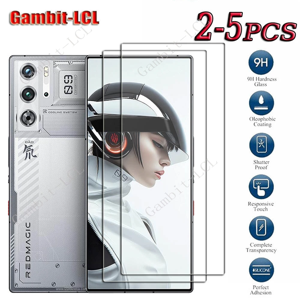 9H HD Original gehärtetes Glas für ZTE Nubia Red Magic 9S Pro+ 6,8" RedMagic 9 Plus 9Pro Displayschutzfolie Image