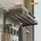 Foldable Bathroom Towel Holder With Hooks Space Aluminum Shower Room Towel Hanger Kitchen Storage