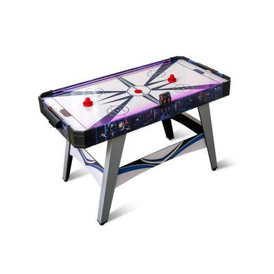 Costway Air Powered Hockey Game Table with 2 Pushers and Pucks-Blue