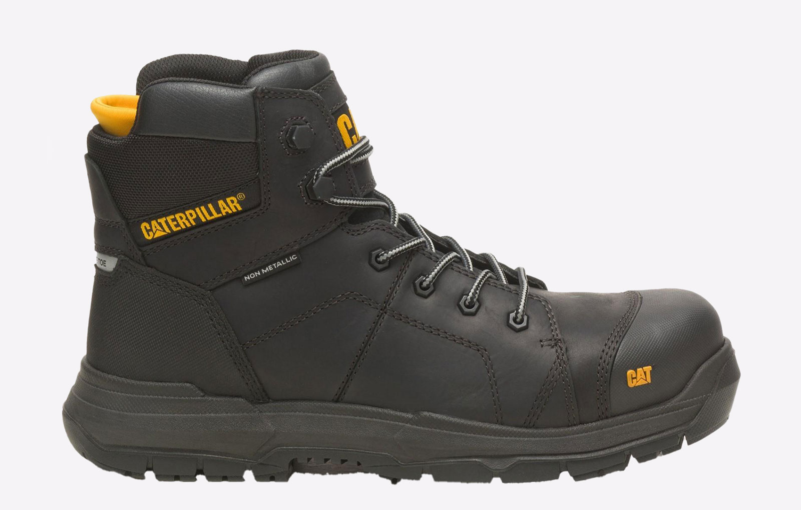 Caterpillar Safety Crossrail 2.0 Waterproof Boot Mens - Black - Size UK 9 | Caterpillar Safety Sale | Discount Designer Brands