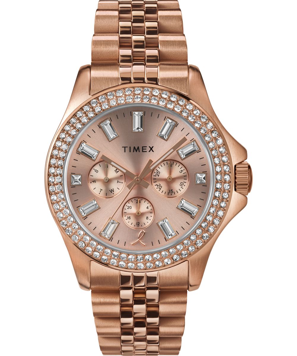 Timex Kaia X Bcrf Womens Rose Gold Watch TW2V96700 Stainless Steel - One Size | Timex Sale | Discount Designer Brands