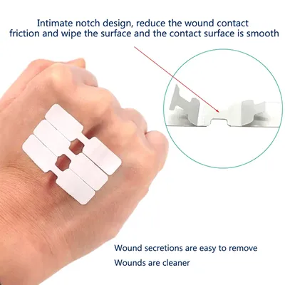 10Pcs Waterproof Butterfly Adhesive Band Aid Wound Closure Emergency Bandages
