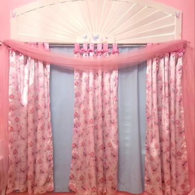 Disney Other | Cinderella Princess Enchantment Window Panels | Color: Blue/Pink | Size: Osbb