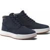 Schnürboots TIMBERLAND "MAPLE GROVEMID LACE UP SNEAKER", Gr. 41,5, blau (navy), Leder, sportlich, Schuhe, Winterschuhe, Sneakerboots, Winterboots