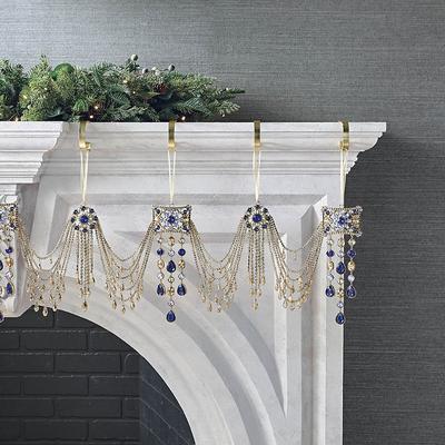 Starry Sapphire Jewelry Swag - Frontgate - Christmas Decor