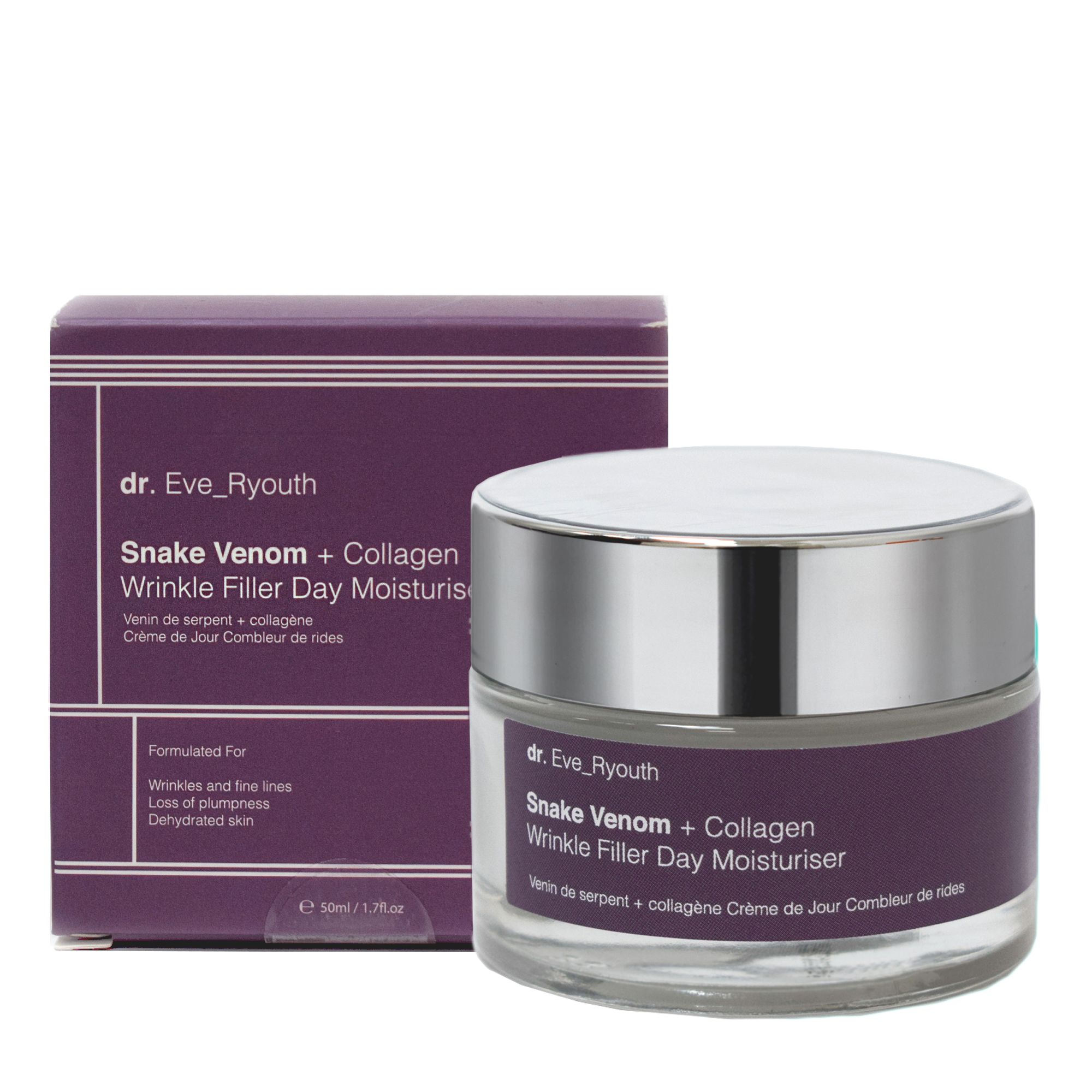 Dr. Eve_Ryouth Crema idratante giorno al veleno di serpente + collagen