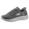 Slip-On Sneaker SKECHERS "GO WALK FLEX", Damen, Gr. 40, grau, Lederimitat, sportlich, Schuhe, Slipper, Freizeitschuh, Halbschuh mit Air-Cooled Memory Foam