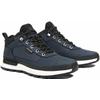 Wanderschuh TIMBERLAND "FIELD TREKKER MID LACE UP SNEAKER", Gr. 44, blau (navy), Leder, Synthetik, sportlich, Schuhe, Wintersneaker, Sneaker, Winterschuhe