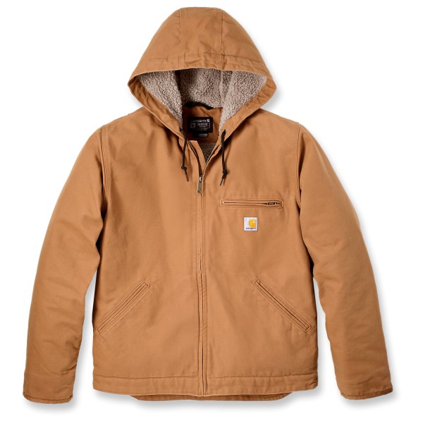 Carhartt - Washed Duck Sherpa Lined Jacket - Freizeitjacke Gr M orange