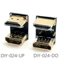 Adattatore HDMI piegato maschio-femmina convertitore TV per monitor di connessione per computer desktop portatile a forma di U esteso
