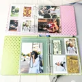 A5 Laser Star Cover Album fotografico 3 Ring Photocard Binder Album per Album 1/2/4 maniche a
