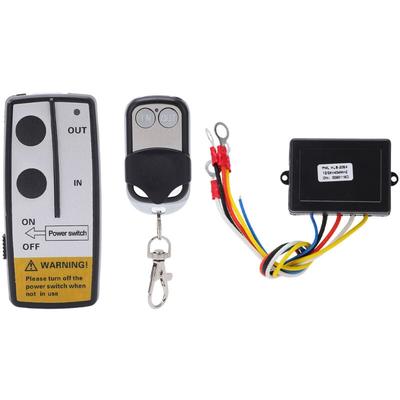 Kabellose Winden-Fernbedienung, DC12V-24V-Receiver-Set mit Schlüssel für Garagentor, Boot