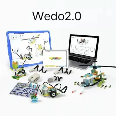 NEUES BAUBLOCKS-KIT KOMPATIBEL MIT BILDUNGSFUNKTIONEN DIY-TEILE 45300 WEDO 2.0 SET SPIELZEUG
