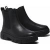 Chelseaboots TIMBERLAND "GREYFIELDMID CHELSEA BOOT", Gr. 37,5, schwarz, Leder, sportlich, Schuhe, Winterstiefel, Schnürstiefel, Winterschuhe