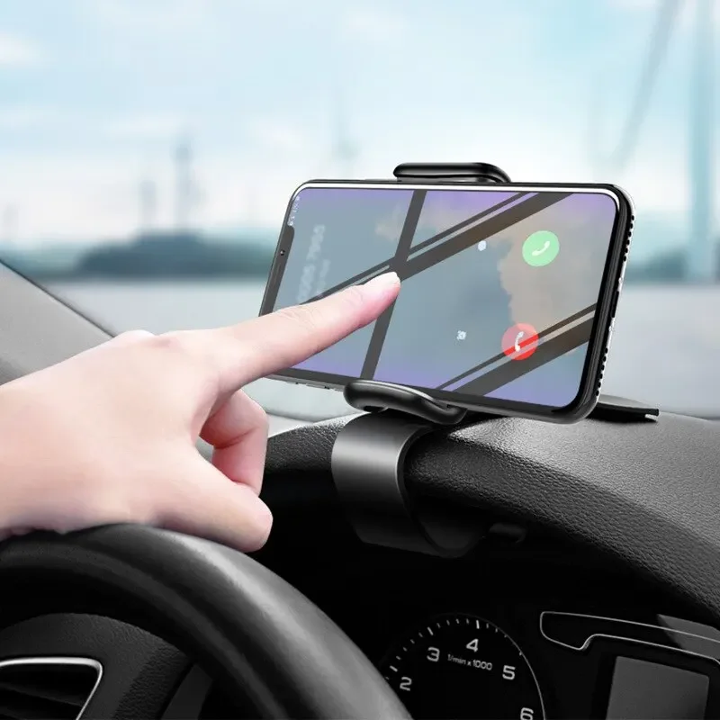 Support de téléphone de voiture Support universel tableau de bord voiture Clip Support GPS voiture Support de téléphone portable dans la voiture pour iPhone Xiaomi Samsung