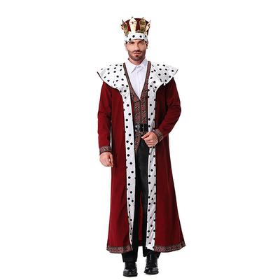 King Cosplay Halloween Masquerade Carnival Costume Cosplay Adults' Men's Carnival Halloween Easy Halloween Costumes Dress Up