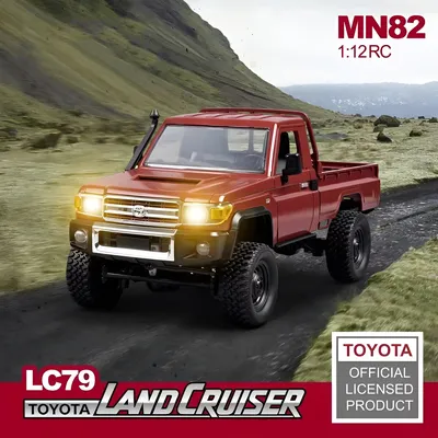 MN82 4WD RC Off-road Vehicle 1/12 LC79 Pickup Climbing Car with LED Lights Full Size Simulation RC