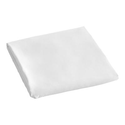 Berkshire Hospitality SuiteDream 98" x 108" Queen Size True White 100% Polyester Microfiber Flat Sheet - 12/Case