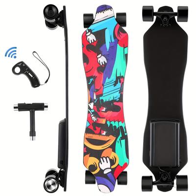 TEMU Caroma Electric Skateboards With Remote, 350w Powerful Motor, 12.4mph Top , 4000mah Battery, 13 Miles Max Range E Skateboard, Mode Electric For Adults Teens