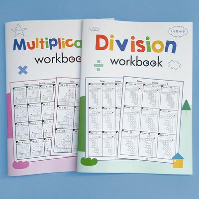 TEMU Double Digit Multiplication And Division Workbook For Kids: Educational Math Activity Book For Elementary School Students (ages 6-12)