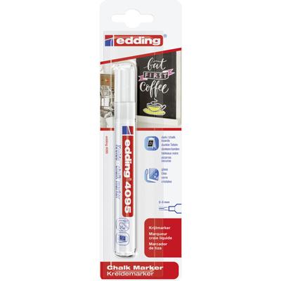 Edding - 4095 Kreidemarker weiß Schreibwaren Image