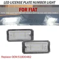 2x adatto per Fiat 500 / Abarth 500 2007-2020 CANbus Xenon bianco Led numero luci targa